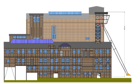 MEC Stadthagen Georgschacht, Kohlenwäsche Rekonstruktion