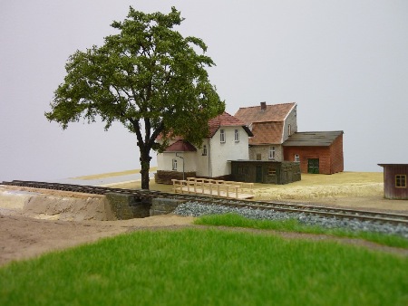 MEC Stadthagen: Übergang Enzer Straße im Modell. September 2011