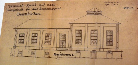MEC Stadthagen: Georgschacht: Ammoniak-Fabrik, Ansicht von Westen. Quelle: Archiv Clausthal-Zellerfeld