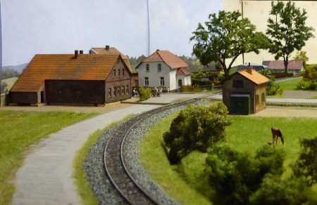 MEC Stadthagen: Der Übergang Enzerstraße: Blick von Süden auf die Kreuzung "Enzer Straße" und "Am Georgschacht". September 2012