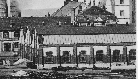 MEC Stadthagen: Die mechanischen Werkstätten um 1910. Quelle: Stadtarchiv