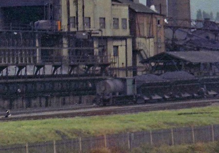 MEC Stadthagen: Georgschacht: Dampfspeicherlok im Rangierdienst um 1960. Quelle: Kreismedienstelle