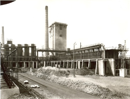 MEC Stadthagen:Georgschacht: neue Kokerei 1926. Werksfoto Krupp-Koppers, Essen. Quelle: Berg- u. Stadtmuseum Obernkirchen 