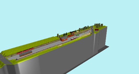 MEC Stadthagen: Steinbergen im Modell: Computersimulation. M.Neuser 2012