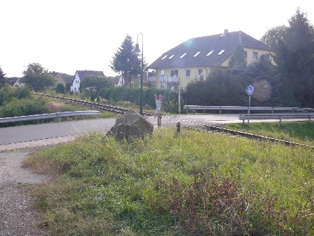 MEC Stadthagen: Bahnhof Steinbergen: Ausfahrt in Richtung Rinteln Okt. 2009