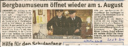 MEC Stadthagen: Schaumburger Wochenblatt vom 22. Juli 2010