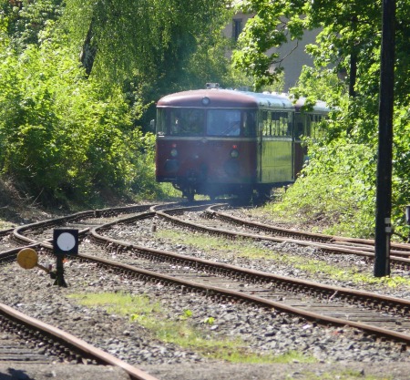 MEC Stadthagen: Bahnhof Obernkirchen Ausfahrt in Richtung Bad Eilsen 2008