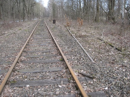 MEC Stadthagen: Anschlußgleis an das Kohlebergwerk Georgschacht. Zustand 2010